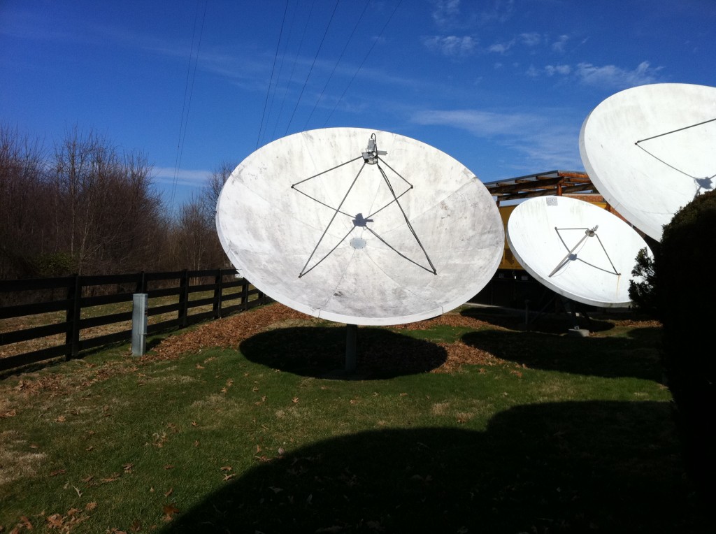 Sattelite Dish Cleaning