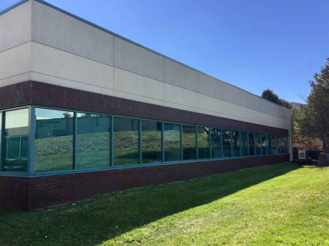 commercial building after cleaning