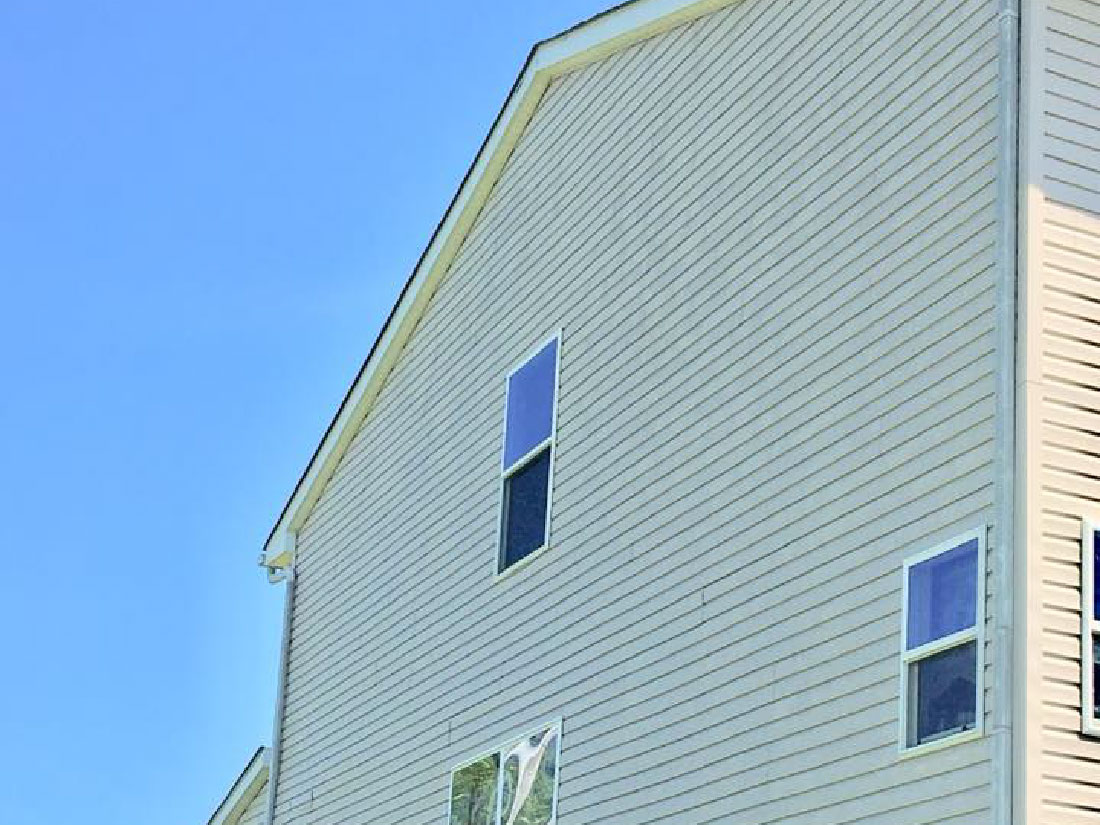 mold and mildew on house after cleaning